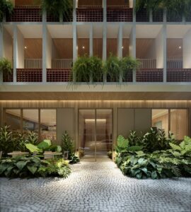 Gardens residenciais Leblon Rua Almirante Guilhem 115 com área externa