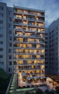 Apartamentos na planta na Av Nossa Senhora de Copacabana 1380 (Arpoador): preços, plantas e visita guiada