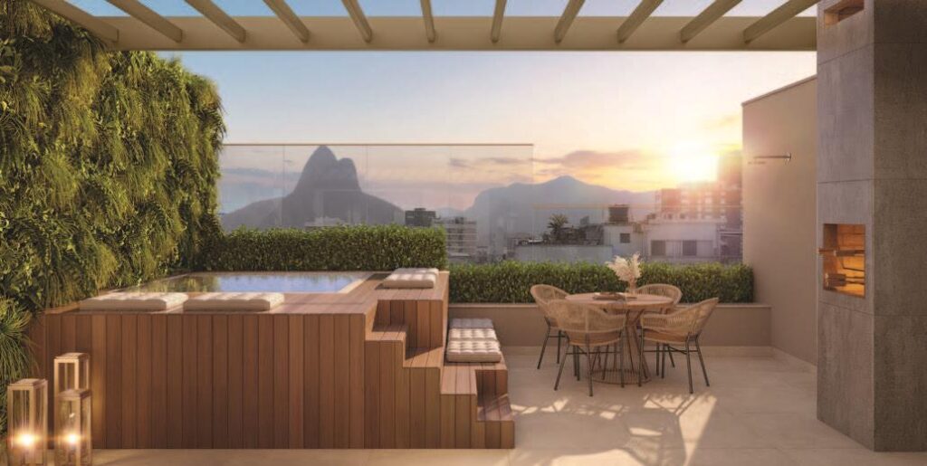 Apartamentos Garden Rua Paul Redfern 40 Ipanema Planta